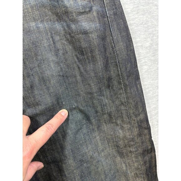 Levis 569 Loose Straight Jeans Dark Wash Sz 36x34.  - Actual 39x32 - Picture 2 of 8